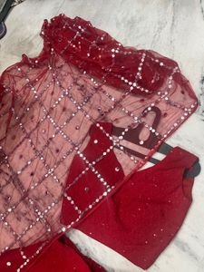 Hot Red Lehnga Choli