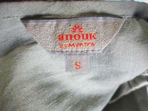 Anouk Women Olive Green Kurta Set