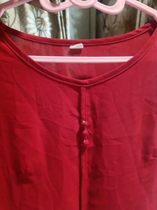 Pretty RED top For Women