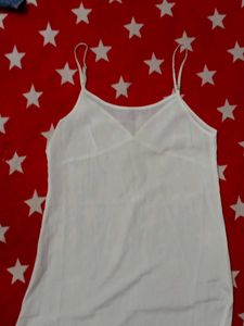 White Slip Dress