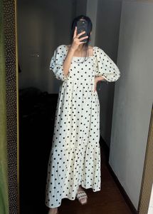 Off White Polka Dot (Plus Size FIT)