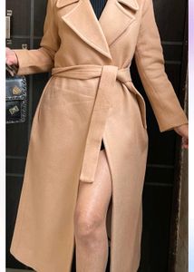 Beige Overcoat