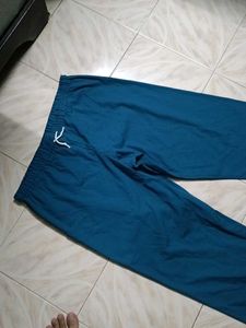 Blue Casual Pants