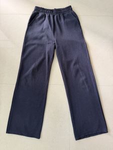 Navy Wide Leg Lounge Pants/ Track Pants