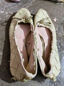 Luna Blu Worn Ballet Flats