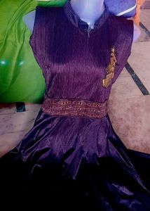 Elegant Navy Blue Dress