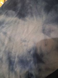 Tie Dye Blue Crop Top