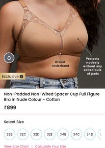 Spacer Cup Full Figure Brassier