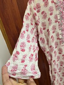 Floral Print Kurta