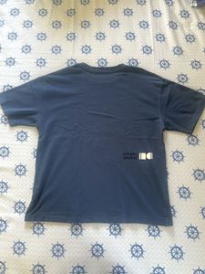 Blue Zara Graphic Print Tee