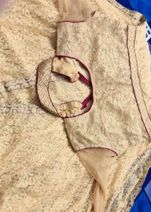 Elegant Embroidered Dress With Dupatta Pant