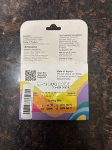 Aqua Color Grey Contact Lens