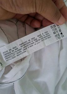 ZARA BASIC White Button Down Dress
