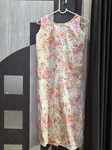Floral Sleeveless kurti