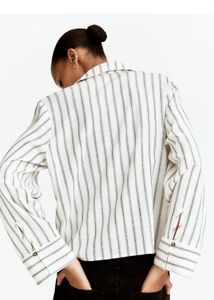 H&amp;M Striped Linen Shirt