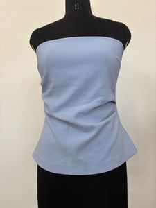Zara Blue Tube Top