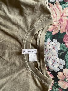 Olive Green Basic T-Shirt