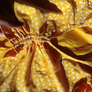 Yellow Tied Up Top✨