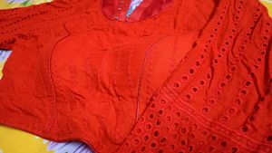 Pure Hakoba Blouse (red)