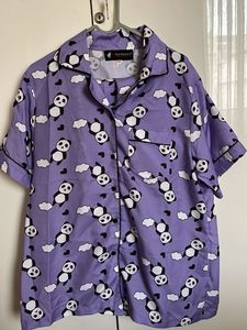 Panda Print Pajama Set