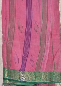 Pink Multicolour Saree