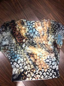 ROZ ALI Stylish Animal Print Top