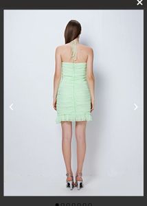 Cute mint green ruched dress