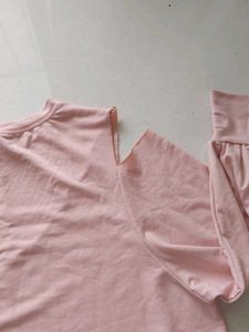 Pink Graphic Print Top