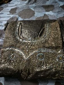 Beautiful Gown In Golden Colour