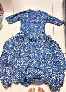 full long blue Drees /
