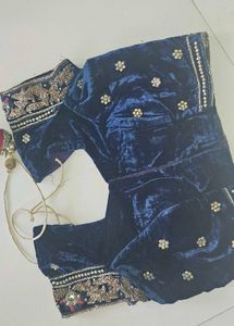 handwork navy blue Lehenga Choli
