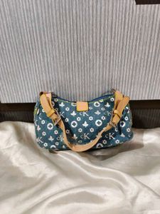 CK Denim Shoulder Bag