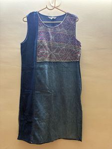 Denim Patchwork Dress