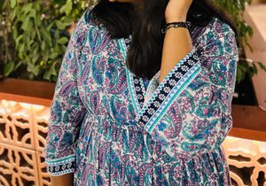 Boho Print Mini Dress