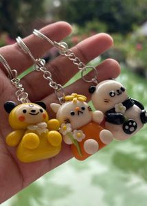 Handmade Clay Charms And Keychains