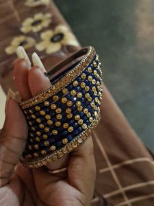 Blue &amp; Gold Bangle