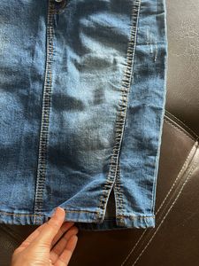 Denim Mini Skirt