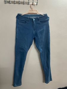 Blue Low Rise Jeans