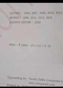 Sl Arora Book Both Volume