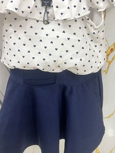 Boat Neck Heart Shape Frock