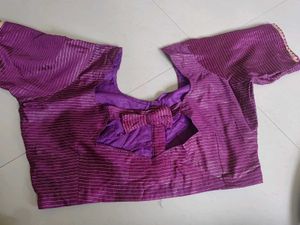 Purple  Saree