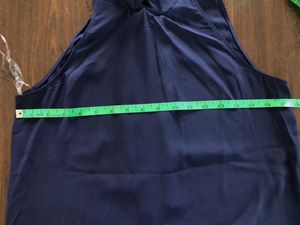 Worthington Imported Navy Blue Casual Dress(Women)