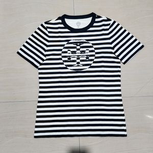 Tory Burch Premium Cotton tshirt with Logo Size XS