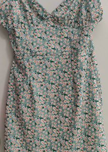 Aahwan Deep Neck Floral Dress