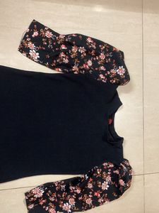 Floral Sleeve Bodycon Dress