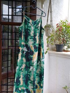 Beautiful Tye and Dye Green Dress