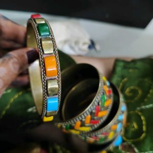 brass Bangle Set