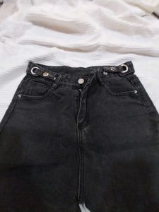 Dark Wash Denim Jeans Size:S