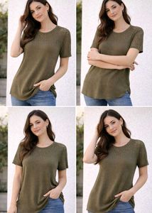 Olive Green Knit Top