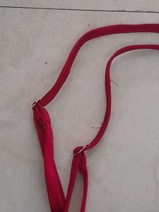 Red Backless Knot Top